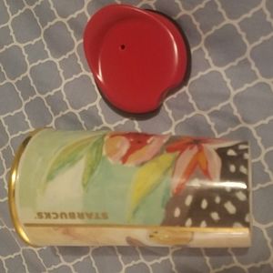Beautiful Starbucks Floral Cup